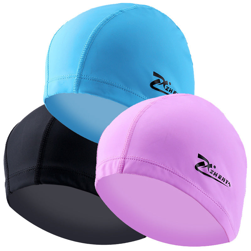 PU Cloth Waterproof Swimming Caps