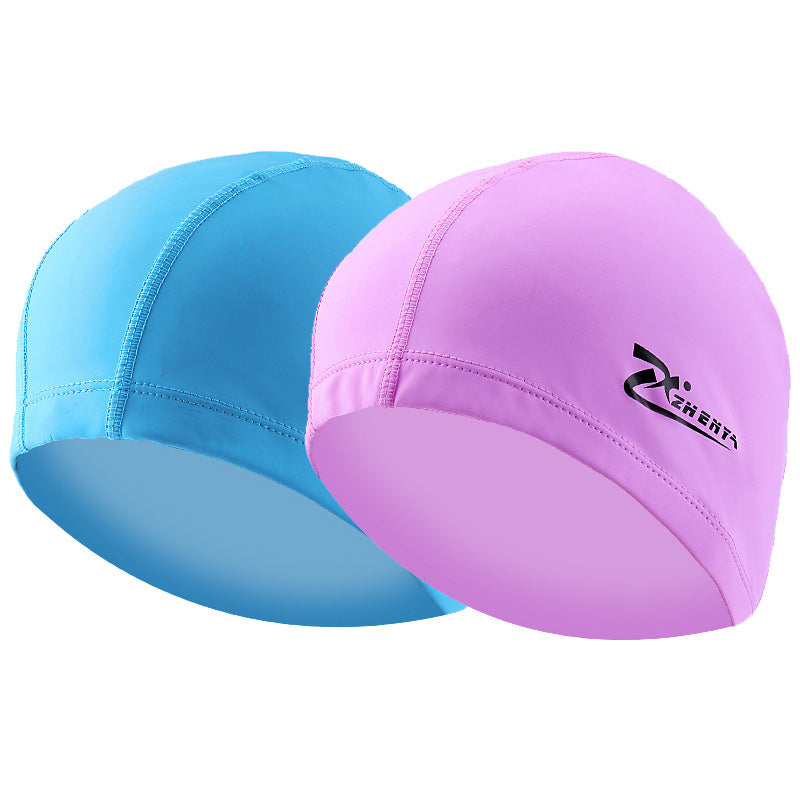 PU Cloth Waterproof Swimming Caps