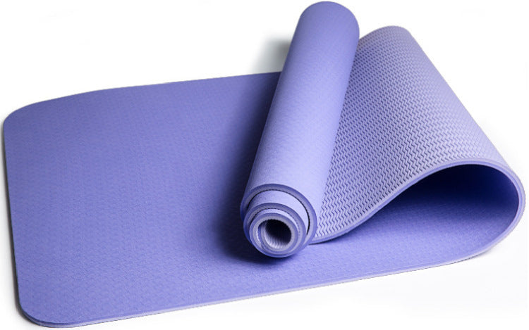 Lengthened Non-Slip Two-Color Yoga Mat