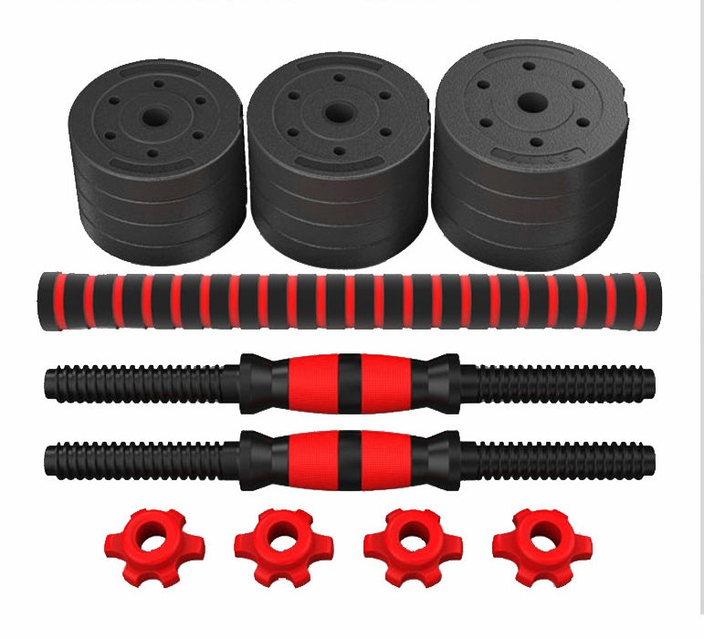 Adjustable Rubber-coated Cement Dumbbells