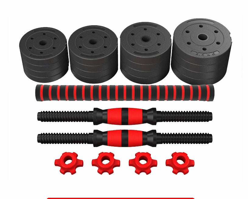 Adjustable Rubber-coated Cement Dumbbells