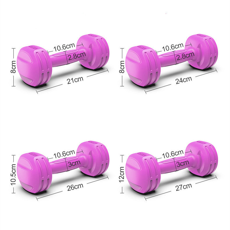 A Pair Of Home Fitness Equipment Women Dumbbells