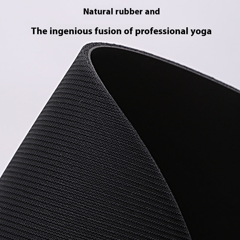 Natural Rubber Yoga Mat Widened Non-slip