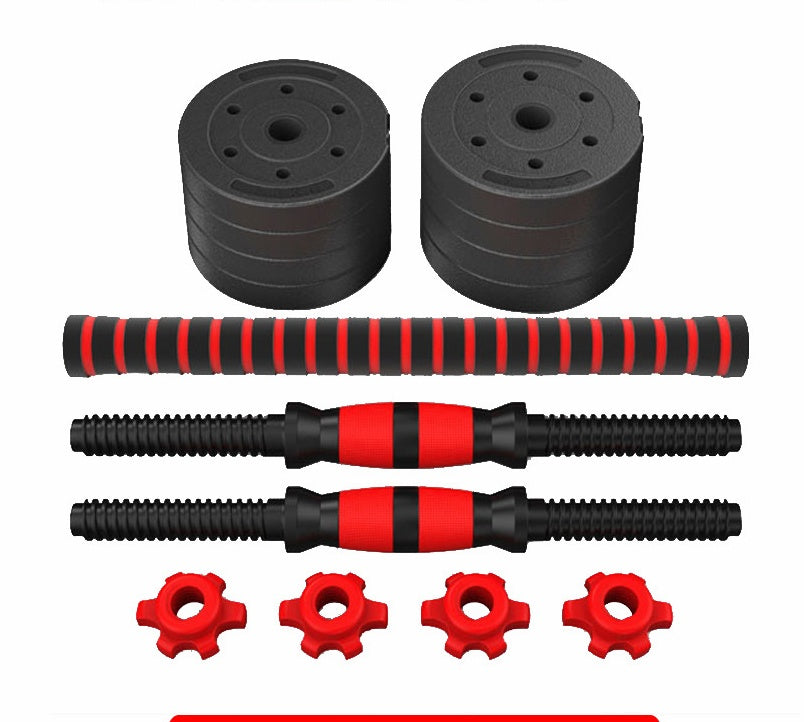 Adjustable Rubber-coated Cement Dumbbells