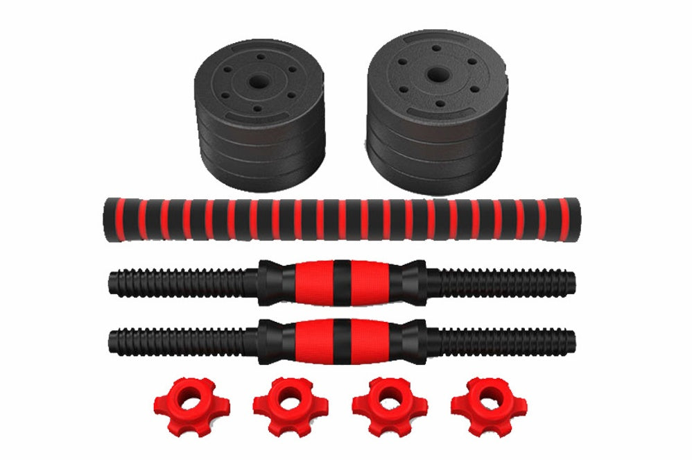 Adjustable Rubber-coated Cement Dumbbells