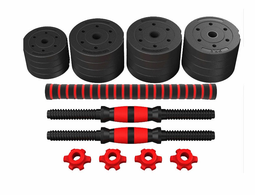 Adjustable Rubber-coated Cement Dumbbells