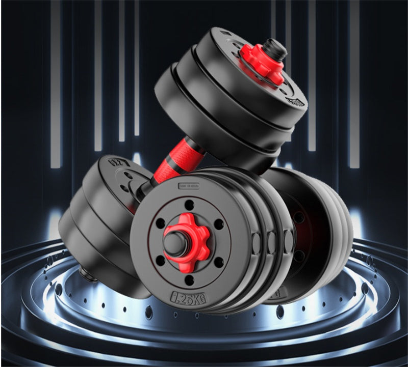 Adjustable Rubber-coated Cement Dumbbells